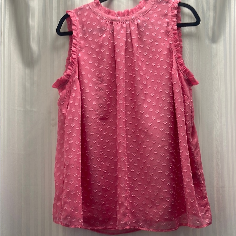 Torrid Pink Ruffled Blouse - Picture 2 of 6